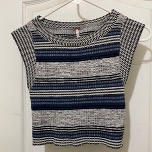 FREE PEOPLE crop sleeveless knit top